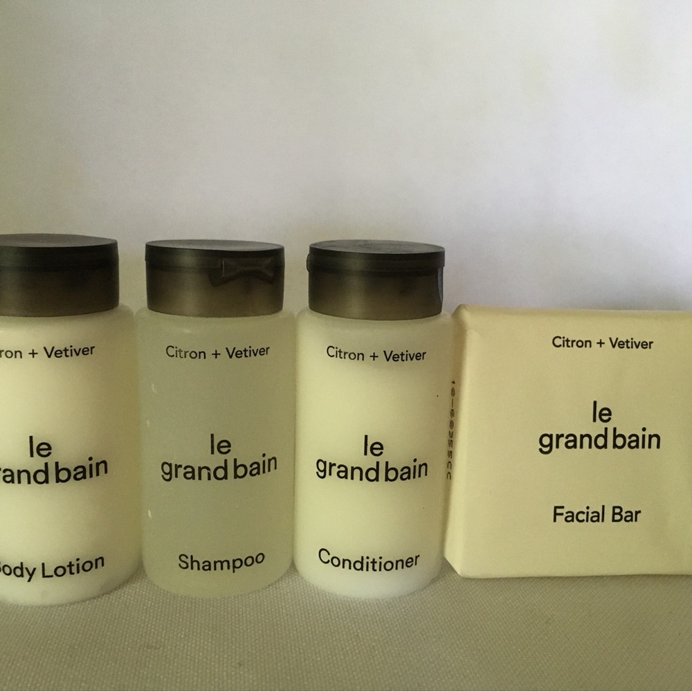 Le Grandbain Citron 4 piece travel bundle